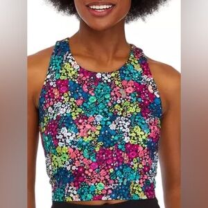 Champion Printed Soft Touch Eco Crop Top in Size Small